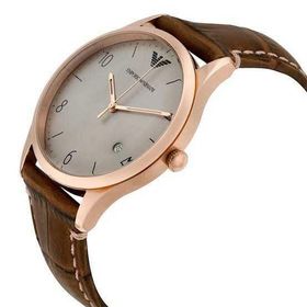 Emporio Armani AR1866 Kahverengi Beyaz Erkek Kol Saati
