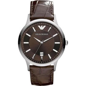Emporio Armani AR2413 Erkek Deri Kordon Kuvars Saat