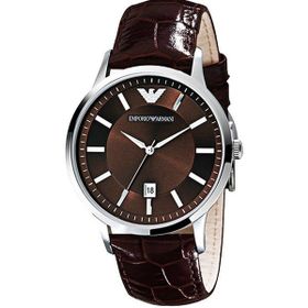 Emporio Armani AR2413 Erkek Deri Kordon Kuvars Saat