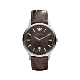 Emporio Armani AR2413 Erkek Deri Kordon Kuvars Saat