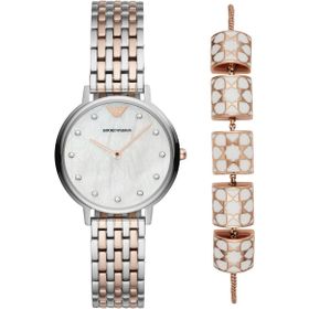Emporio Armani AR80016 Bayan Set Kol Saati ve Bileklik