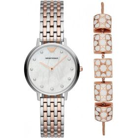 Emporio Armani AR80016 Bayan Set Kol Saati ve Bileklik