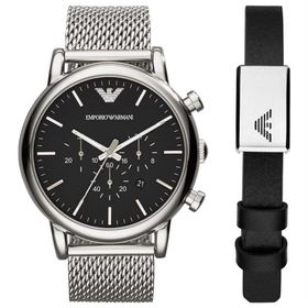 Emporio Armani AR80062SET Erkek Kol Saati ve Bileklik Seti