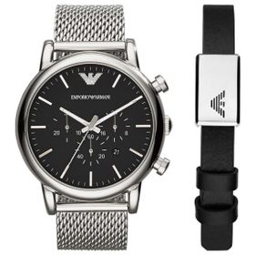 Emporio Armani AR80062SET Erkek Kol Saati ve Bileklik Seti