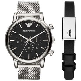 Emporio Armani AR80062SET Erkek Kol Saati ve Bileklik Seti