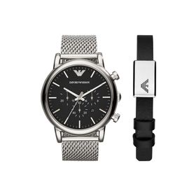 Emporio Armani AR80062SET Erkek Kol Saati ve Bileklik Seti