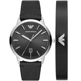 Emporio Armani AR80064SET Erkek Kol Saati ve Bileklik Seti