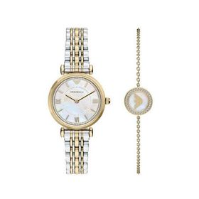 Emporio Armani Ar80086set Rengi Metalik Gri Çelik Kadın Kol Saati