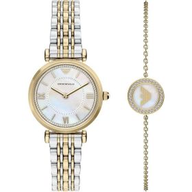 Emporio Armani Ar80086set Rengi Metalik Gri Çelik Kadın Kol Saati