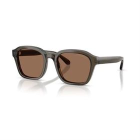 Emporio Armani EA 4245U 624973 54 Unisex Kare Şeffaf Gri Kemik Güneş Gözlüğü