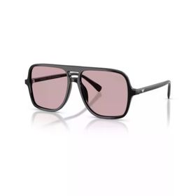 Emporio Armani EA 4252U 501773 57 Erkek Pilot Siyah Kemik Güneş Gözlüğü