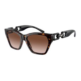 Emporio Armani EA4203U Parlak Havana Gradyan Kahverengi Evrensel Fit Kedi Gözü Kadın Güneş Gözlüğü