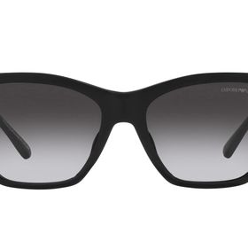 Emporio Armani EA4203U Parlak Siyah Gradyan Duman Evrensel Fit Kedi Gözü Kadın Güneş Gözlüğü