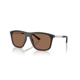 Emporio Armani EA4237 6186EF 57 Koyu Kahverengi Erkek Güneş Gözlüğü