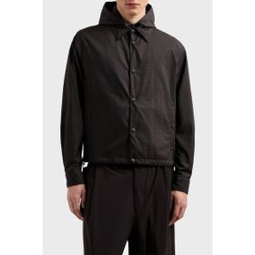 Emporio Armani EM001003 AF15384 U8168 Siyah Baskılı Jakarlı Erkek Mont