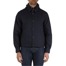 Emporio Armani EM001003 AF15384 UB118 Lacivert Baskılı Jakarlı Erkek Mont