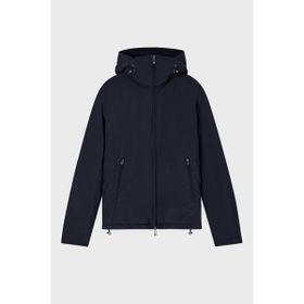 Emporio Armani EM003042 AF18503 UB118 - Lacivert Regular Fit Kapüşonlu Erkek Mont