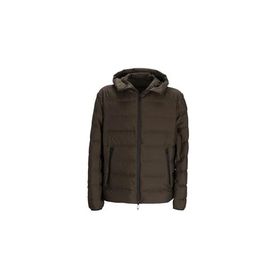 Emporio Armani EM003043 AF15384 U8120 - Haki Kapitoneli 4g Logolu Regular Fit Kapüşonlu Erkek Mont