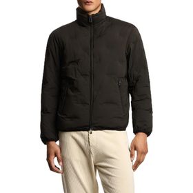 Emporio Armani EM003045 AF18232 U8120 Haki Logolu Regular Fit Dik Yaka Erkek Mont