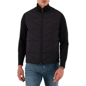 Emporio Armani EM003426 AF17823 UB118 - Lacivert Kapitoneli Regular Fit Dik Yaka Fermuarlı Erkek Mont