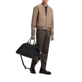 Emporio Armani EM003783 AF19870 F6139 - Bej Jakarlı Logo Baskılı Regular Fit Erkek Mont