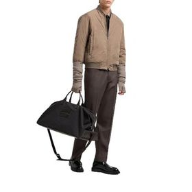 Emporio Armani EM003783 AF19870 F6139 - Bej Jakarlı Logo Baskılı Regular Fit Erkek Mont