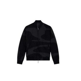 Emporio Armani EM003783 AF19870 FC252 Siyah Jakarlı Logo Baskılı Regular Fit Erkek Mont