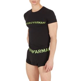 Emporio Armani Megalogo Siyah Erkek T-Shirt