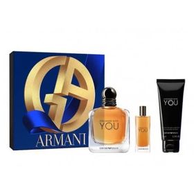Emporio Armani Stronger With You EDT 100 ml ve Shower Gel 75 ml+ 15 ml Erkek Parfüm Seti
