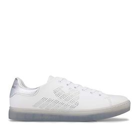 Emporio Armani X3X071 XL807 N627 Beyaz Gümüş Kadın Günlük Ayakkabı