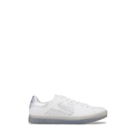 Emporio Armani X3X071 XL807 N627 Beyaz Gümüş Kadın Günlük Ayakkabı