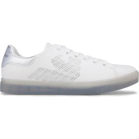 Emporio Armani X3X071 XL807 N627 Beyaz Gümüş Kadın Günlük Ayakkabı
