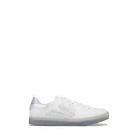 Emporio Armani X3X071 XL807 N627 Beyaz Gümüş Kadın Günlük Ayakkabı