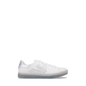 Emporio Armani X3X071 XL807 N627 Beyaz Gümüş Kadın Günlük Ayakkabı