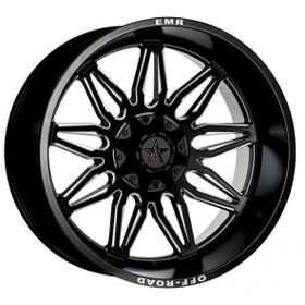 EMR 633-01 12.0x20"-6x139.7 Et-44 106,1 Matt Black Milling 4 Adet Jant