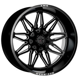 EMR 633-01 12.0x20"-6x139.7 Et-44 106,1 Matt Black Milling 4 Adet Jant