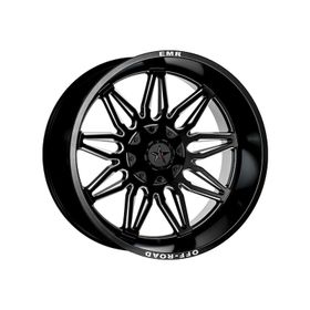 EMR 633-01 12.0x20"-6x139.7 Et-44 106,1 Matt Black Milling 4 Adet Jant