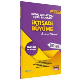 Emsal Yayınları - 2022-2023 Açıköğretim Bahar Dönemi İktisadi Büyüme Konu Anlatımlı Soru Bankası