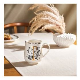 Emsan 220 ml Artisan T Letter New Bone Kupa