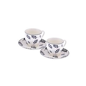 Emsan Adore New Bone 2 Kişilik 90 ml Lacivert Kahve Fincan Takımı