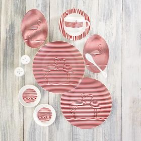Emsan Allı Turna 3d 32 Parça 6 Kişilik Kahvaltı Takımı