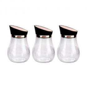 Emsan Alpha 3'lü Rose Gold Büyük Kavanoz Seti