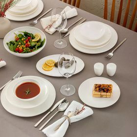 Emsan Alya Beyaz 53 Parça 12 Kişilik Yemek Takımı