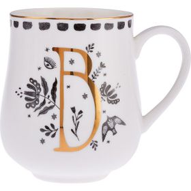 Emsan Artisan 220 ml B Letter New Bone Kupa