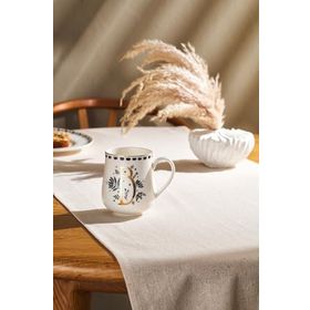 Emsan Artisan 220 ml B Letter New Bone Kupa