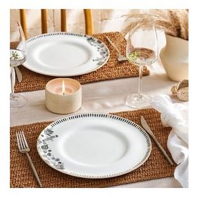 Emsan Artisan Fine Bone 2'li 27 cm Servis Tabağı