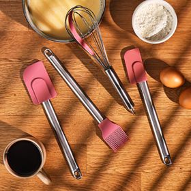 Emsan Bakery 4 Parça Pembe Pasta Hazırlık Seti