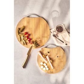 Emsan Bambu Circle 2'li Kesme Tahtası