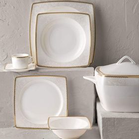Emsan BEF822 Fine Bone 61 Parça Yemek Takımı