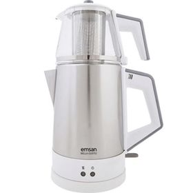 Emsan Bella Gusto Cam Beyaz Çay Makinesi